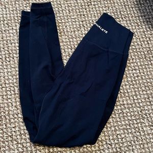 Alphalete Navy Blue Surface Path Leggings